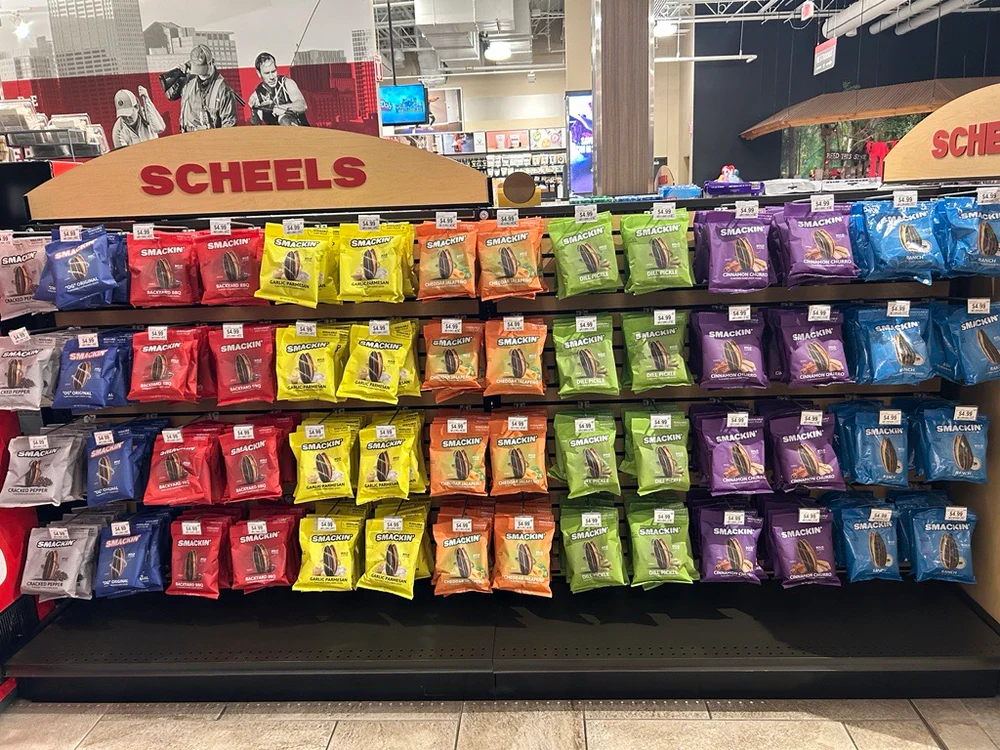 Flavored sunflower seeds from Smackin'